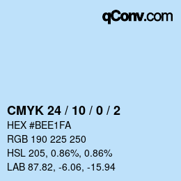 Color code: CMYK 24 / 10 / 0 / 2 | qconv.com