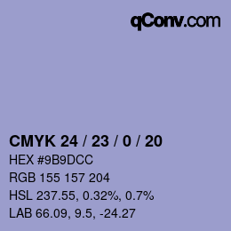 Color code: CMYK 24 / 23 / 0 / 20 | qconv.com