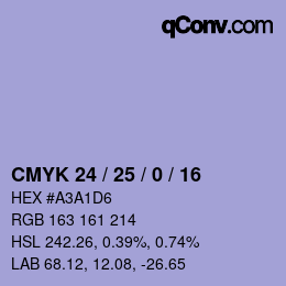 Color code: CMYK 24 / 25 / 0 / 16 | qconv.com