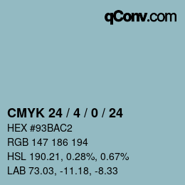 Color code: CMYK 24 / 4 / 0 / 24 | qconv.com