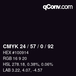 Farbcode: CMYK 24 / 57 / 0 / 92 | qconv.com