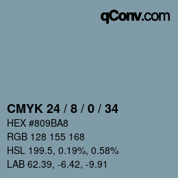 Color code: CMYK 24 / 8 / 0 / 34 | qconv.com