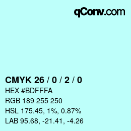 Color code: CMYK 26 / 0 / 2 / 0 | qconv.com