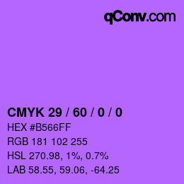 Color code: CMYK 29 / 60 / 0 / 0 | qconv.com