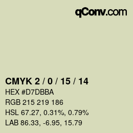 Color code: CMYK 2 / 0 / 15 / 14 | qconv.com