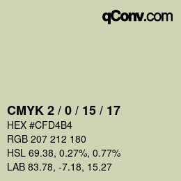 Color code: CMYK 2 / 0 / 15 / 17 | qconv.com