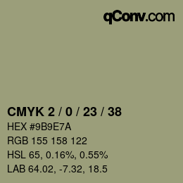 Color code: CMYK 2 / 0 / 23 / 38 | qconv.com
