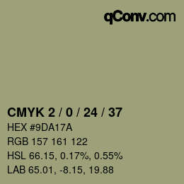 Color code: CMYK 2 / 0 / 24 / 37 | qconv.com