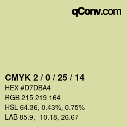 Color code: CMYK 2 / 0 / 25 / 14 | qconv.com