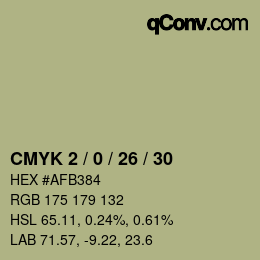 カラーコード: CMYK 2 / 0 / 26 / 30 | qconv.com