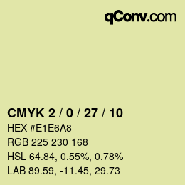 Color code: CMYK 2 / 0 / 27 / 10 | qconv.com