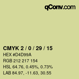 颜色代码: CMYK 2 / 0 / 29 / 15 | qconv.com