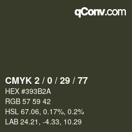颜色代码: CMYK 2 / 0 / 29 / 77 | qconv.com