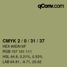 カラーコード: CMYK 2 / 0 / 31 / 37 | qconv.com