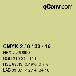 Color code: CMYK 2 / 0 / 33 / 16 | qconv.com