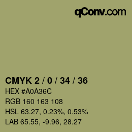 カラーコード: CMYK 2 / 0 / 34 / 36 | qconv.com