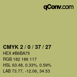 Color code: CMYK 2 / 0 / 37 / 27 | qconv.com
