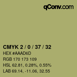 Color code: CMYK 2 / 0 / 37 / 32 | qconv.com