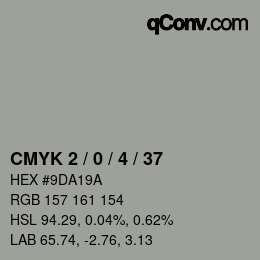 Color code: CMYK 2 / 0 / 4 / 37 | qconv.com