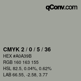 Color code: CMYK 2 / 0 / 5 / 36 | qconv.com