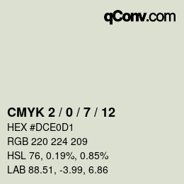 Color code: CMYK 2 / 0 / 7 / 12 | qconv.com