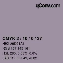 Color code: CMYK 2 / 10 / 0 / 37 | qconv.com