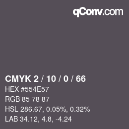 Color code: CMYK 2 / 10 / 0 / 66 | qconv.com