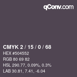 Color code: CMYK 2 / 15 / 0 / 68 | qconv.com