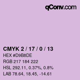 カラーコード: CMYK 2 / 17 / 0 / 13 | qconv.com