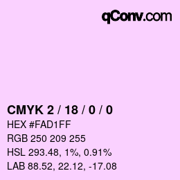 Color code: CMYK 2 / 18 / 0 / 0 | qconv.com