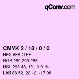 Color code: CMYK 2 / 18 / 0 / 0 | qconv.com