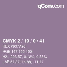 Color code: CMYK 2 / 19 / 0 / 41 | qconv.com