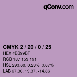 Color code: CMYK 2 / 20 / 0 / 25 | qconv.com