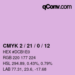 Color code: CMYK 2 / 21 / 0 / 12 | qconv.com