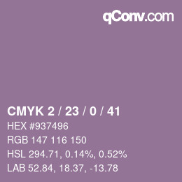 Color code: CMYK 2 / 23 / 0 / 41 | qconv.com