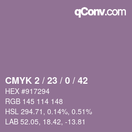 Color code: CMYK 2 / 23 / 0 / 42 | qconv.com