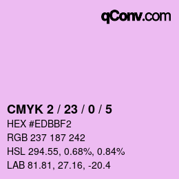 Color code: CMYK 2 / 23 / 0 / 5 | qconv.com