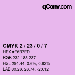 Color code: CMYK 2 / 23 / 0 / 7 | qconv.com