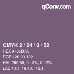 颜色代码: CMYK 2 / 24 / 0 / 52 | qconv.com