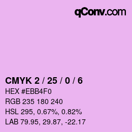 Color code: CMYK 2 / 25 / 0 / 6 | qconv.com