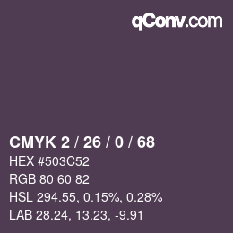 颜色代码: CMYK 2 / 26 / 0 / 68 | qconv.com