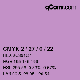 カラーコード: CMYK 2 / 27 / 0 / 22 | qconv.com