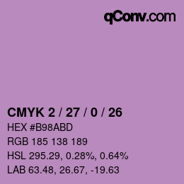 カラーコード: CMYK 2 / 27 / 0 / 26 | qconv.com