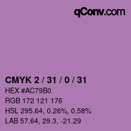 Color code: CMYK 2 / 31 / 0 / 31 | qconv.com