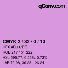 Color code: CMYK 2 / 32 / 0 / 13 | qconv.com