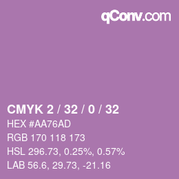 颜色代码: CMYK 2 / 32 / 0 / 32 | qconv.com