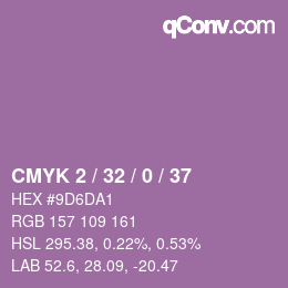 カラーコード: CMYK 2 / 32 / 0 / 37 | qconv.com