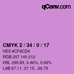 Color code: CMYK 2 / 34 / 0 / 17 | qconv.com