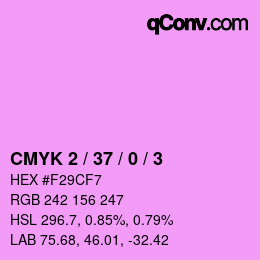颜色代码: CMYK 2 / 37 / 0 / 3 | qconv.com
