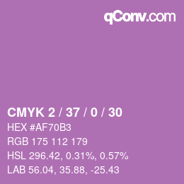 カラーコード: CMYK 2 / 37 / 0 / 30 | qconv.com